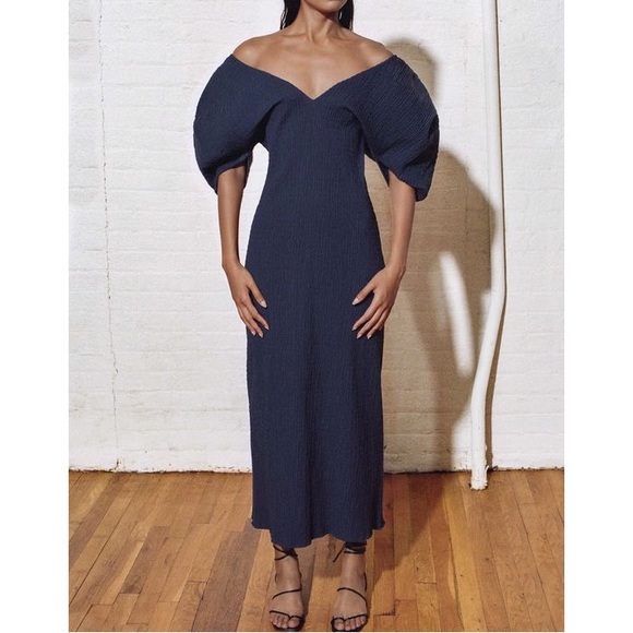 Mara Hoffman | Dresses | Mara Hoffman Midi Puffsleeve Gracen Dress |  Poshmark